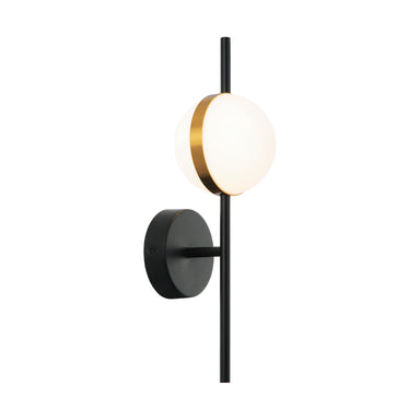 Light Fixture SCONCE LIGHT LED 8W 3000K METAL BLACK-GOLD – Zambelis