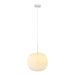 Pendant Light PENDANT LAMP E27 MAX 40W METAL GLASS WHITE – Zambelis