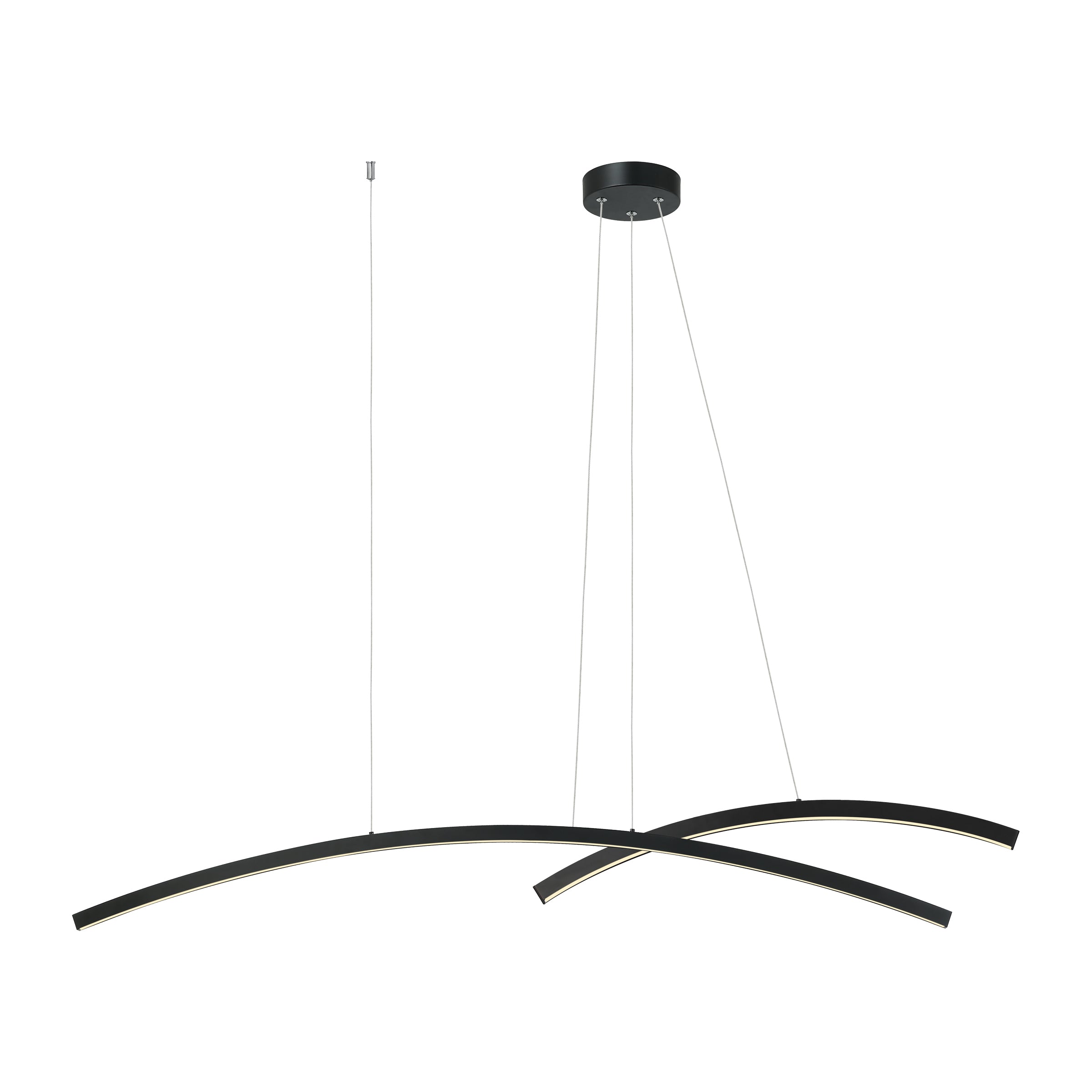 Pendant Light PENDANT LIGHT LED 41W 3000K ALUMINΙUM BLACK – Zambelis