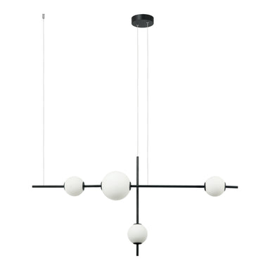 Pendant Light PENDANT LIGHT LED 19W 3000K METAL GLASS BLACK – Zambelis