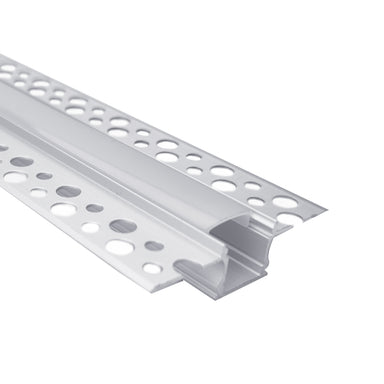 Light Fixture TRIMLESS ALUMINIUM PROFILE 2m + 2m OPAL PC COVER – Zambelis