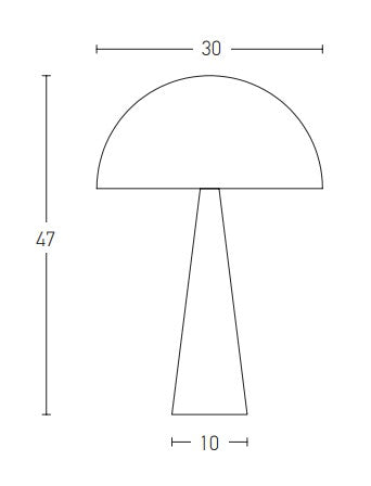 Modern Table Lamp   1xE27 ZAMBELIS