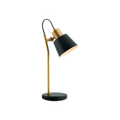 Table Lamp TABLE LAMP E14 MAX 25W METAL BLACK GOLD – Zambelis