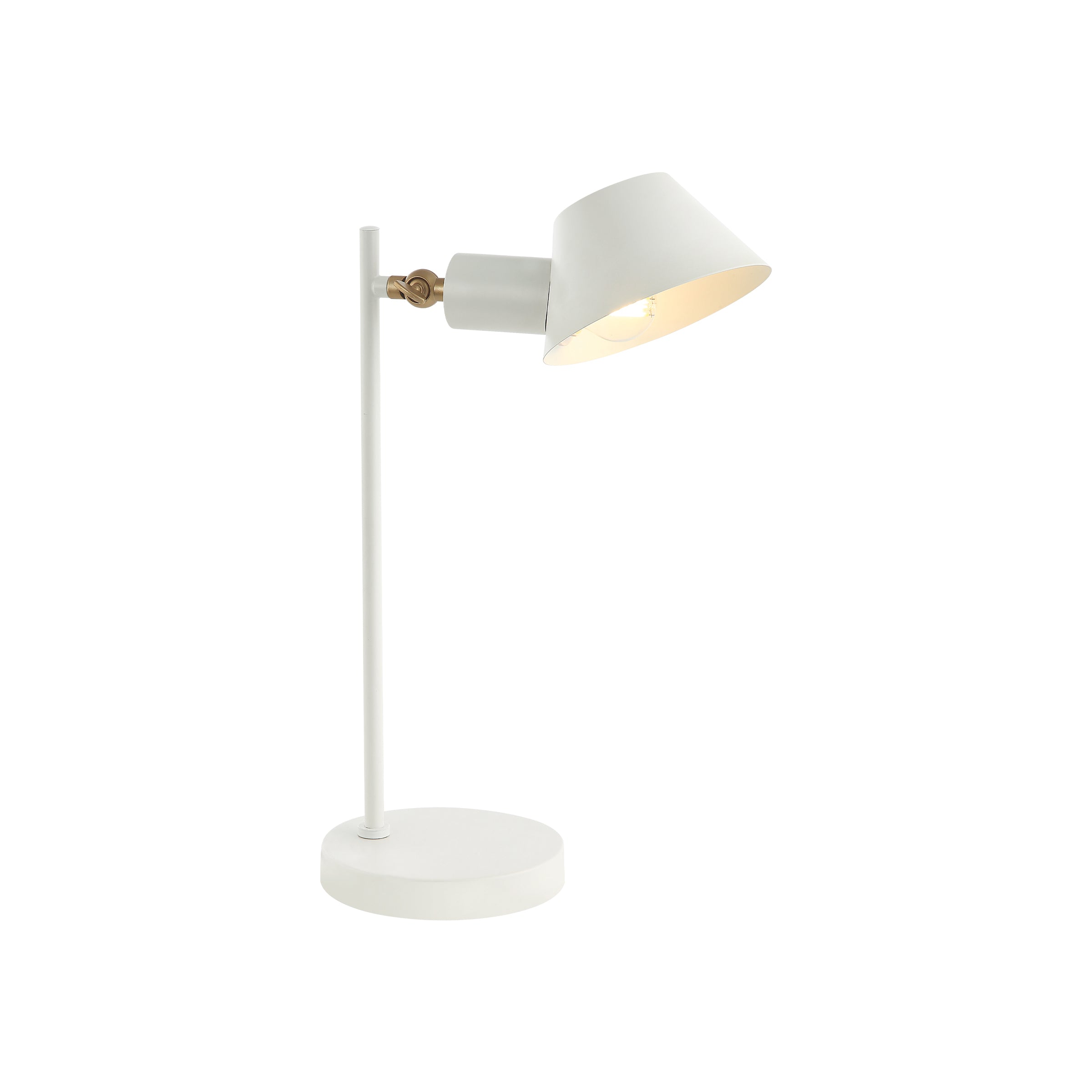 Table Lamp TABLE LAMP E27 MAX 25W METAL WHITE GOLD – Zambelis