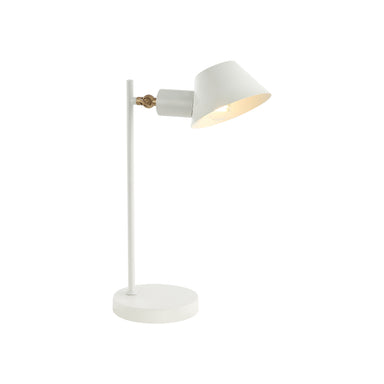 Table Lamp TABLE LAMP E27 MAX 25W METAL WHITE GOLD – Zambelis