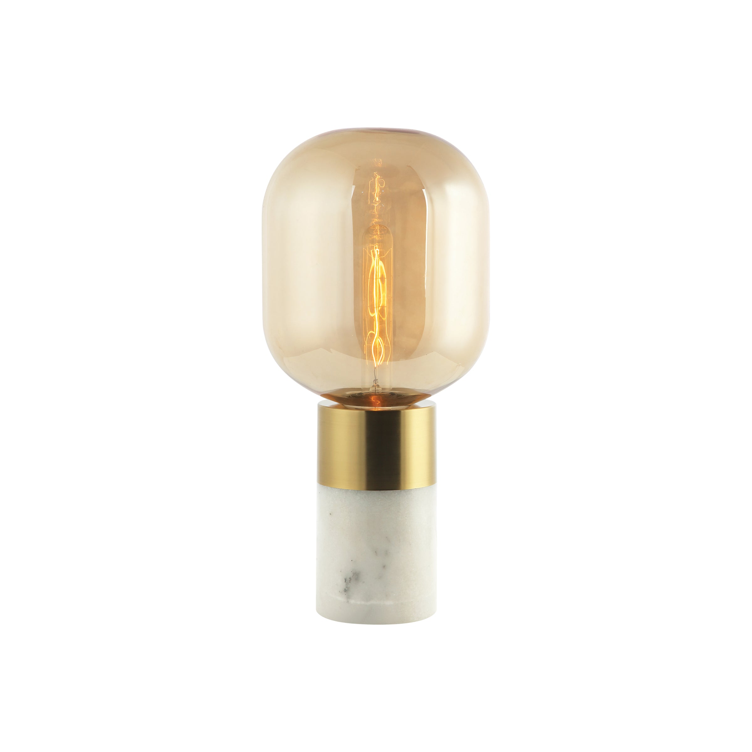 Table Lamp TABLE LAMP E27 MAX 25W METAL GLASS MARBLE BRASS – Zambelis