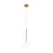 Pendant Light PENDANT LIGHT LED 5W 3000K METAL GLASS GOLD – Zambelis
