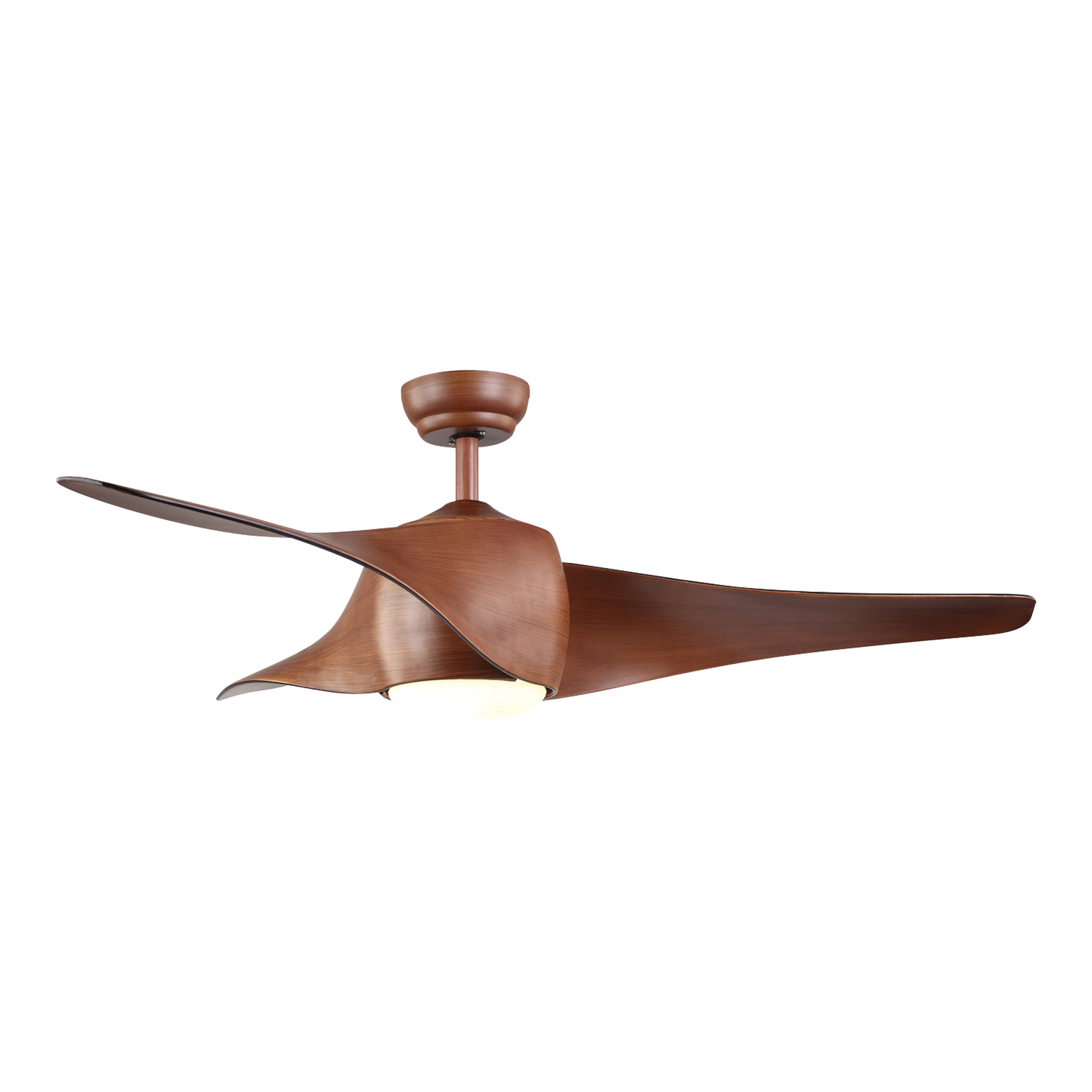 Ceiling Light FAN CEILING LED 15W WOOD COFFEE-CHERRY BLADES – Zambelis