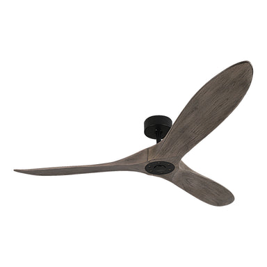 Ceiling Light FAN CEILING METAL BLACK SOLID WOOD BLADES WITHOUT LIGHT – Zambelis