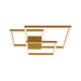 Ceiling Light CEILING LIGHT LED 48W 3000K ALUMINIUM GOLD – Zambelis