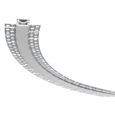 Light Fixture 3D BENDING ALUMINIUM PROFILE WITH SILICON TUBE DIFFUSER 2M – Zambelis
