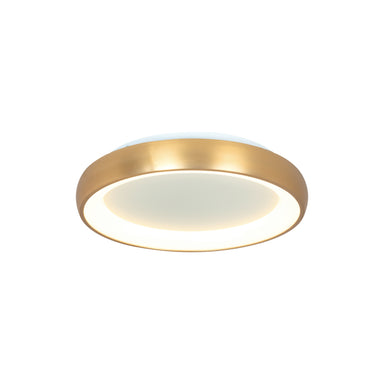 Ceiling Light CEILING LED LIGHT 43W 3000K ALUMINΙUM BRUSHED GOLD – Zambelis