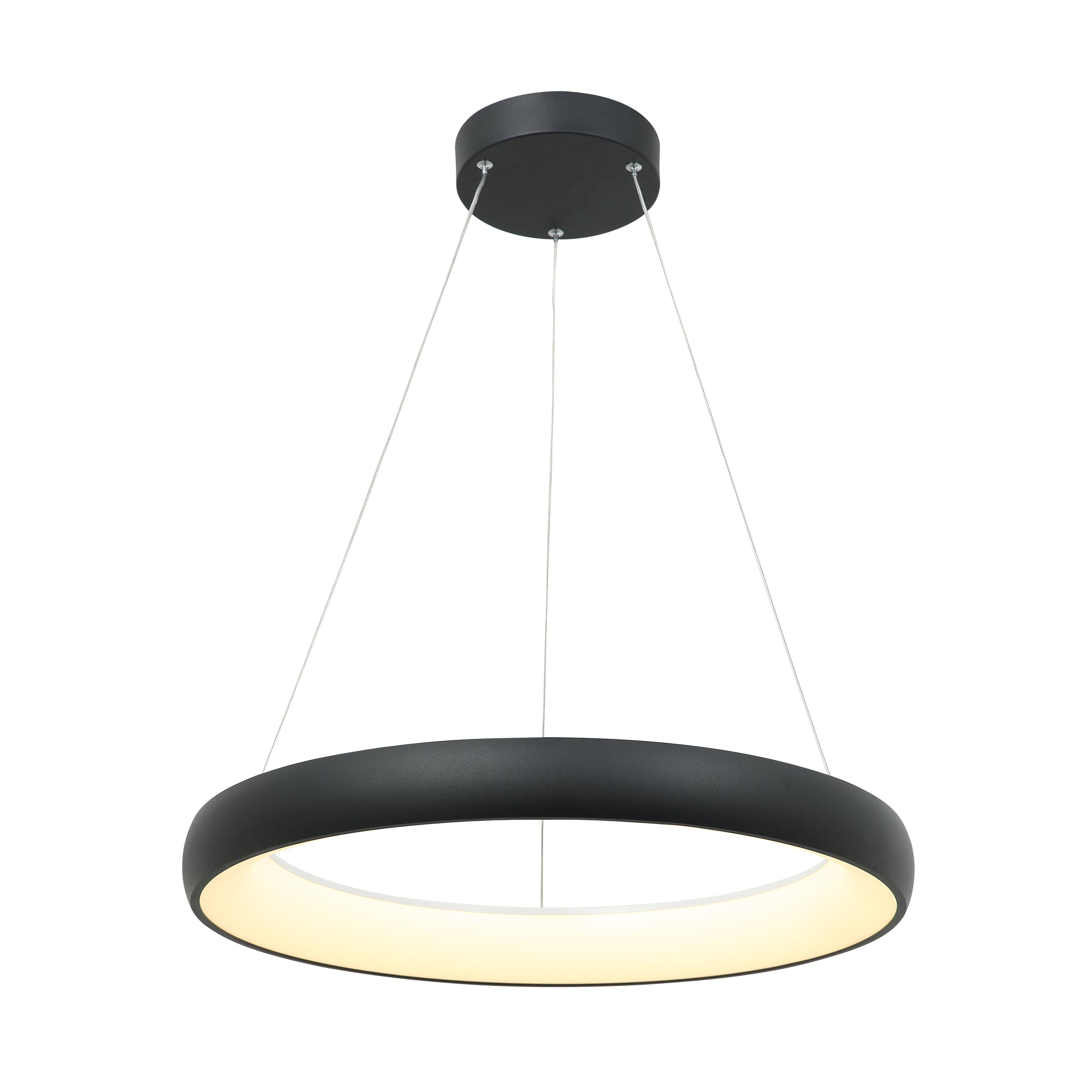 Pendant Light PENDANT LED LIGHT 50W 3000K ALUMINΙUM BLACK – Zambelis