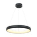 Pendant Light PENDANT LED LIGHT 50W 3000K ALUMINΙUM BLACK – Zambelis