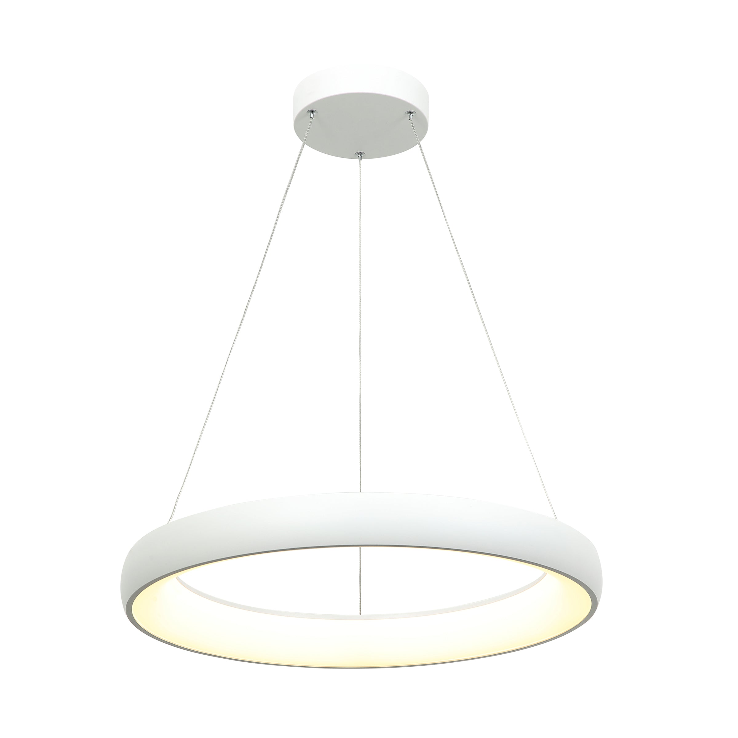 Pendant Light PENDANT LED LIGHT 50W 3000K ALUMINΙUM WHITE – Zambelis