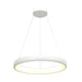 Pendant Light PENDANT LED LIGHT 50W 3000K ALUMINΙUM WHITE – Zambelis