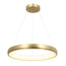 Pendant Light PENDANT LED LIGHT 60W 3000K ALUMINIUM BRUSHED GOLD – Zambelis