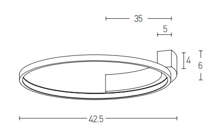 LED Modern Ceiling Lamp  ZAMBELIS