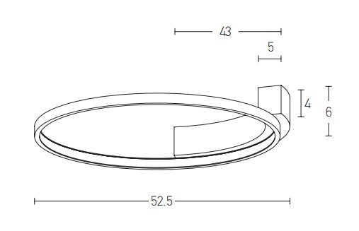 LED Modern Ceiling Lamp  ZAMBELIS