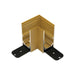 Ceiling Light CEILING CORNER HORIZONTAL GOLDEN BRASS – Zambelis