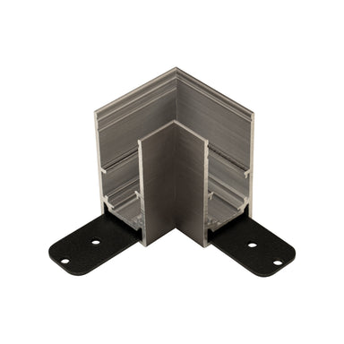 Ceiling Light CEILING CORNER HORIZONTAL SILVER BLACK – Zambelis