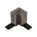 Ceiling Light CEILING CORNER HORIZONTAL SILVER BLACK – Zambelis