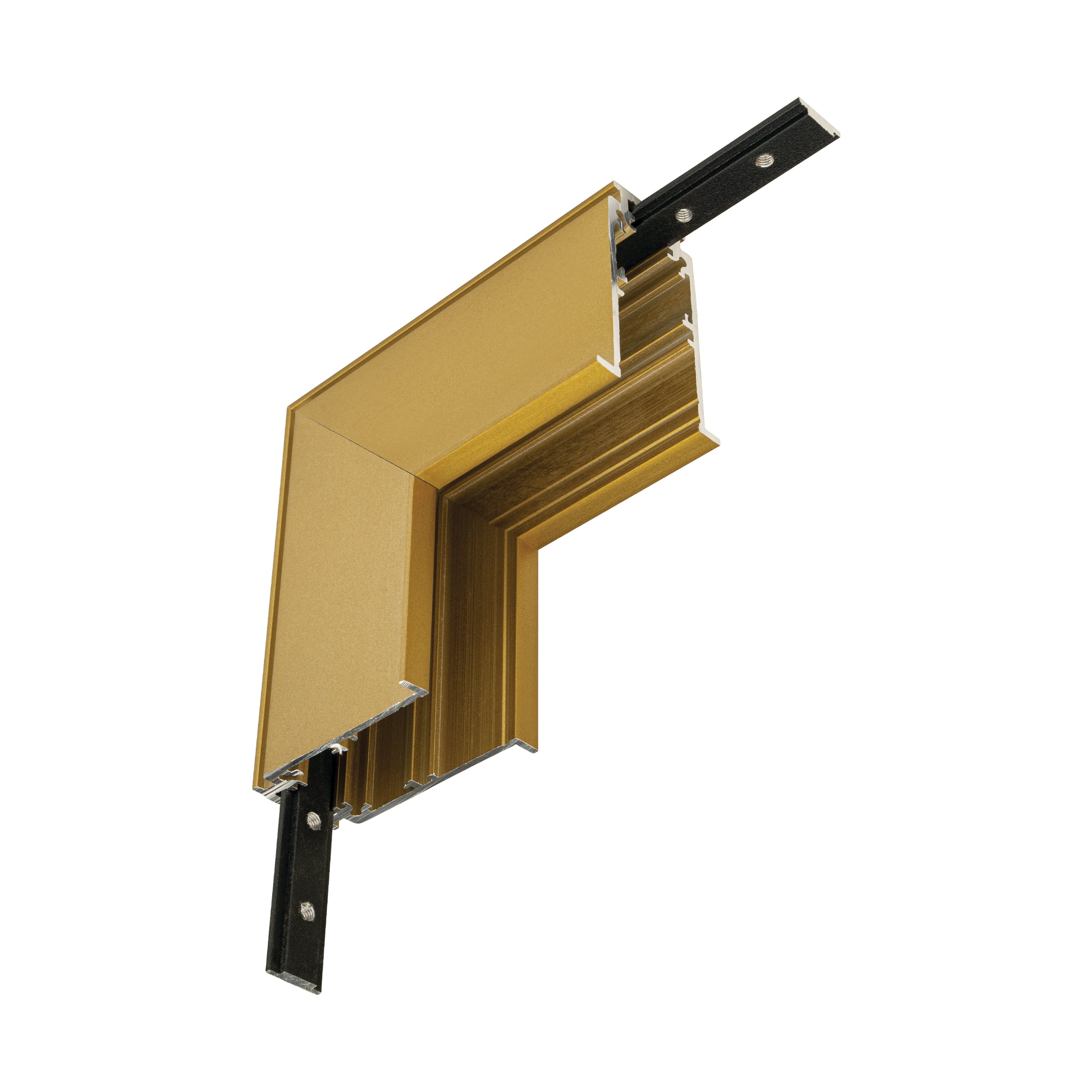 Light Fixture RECESSED CORNER VERTICAL GOLDEN BRASS – Zambelis
