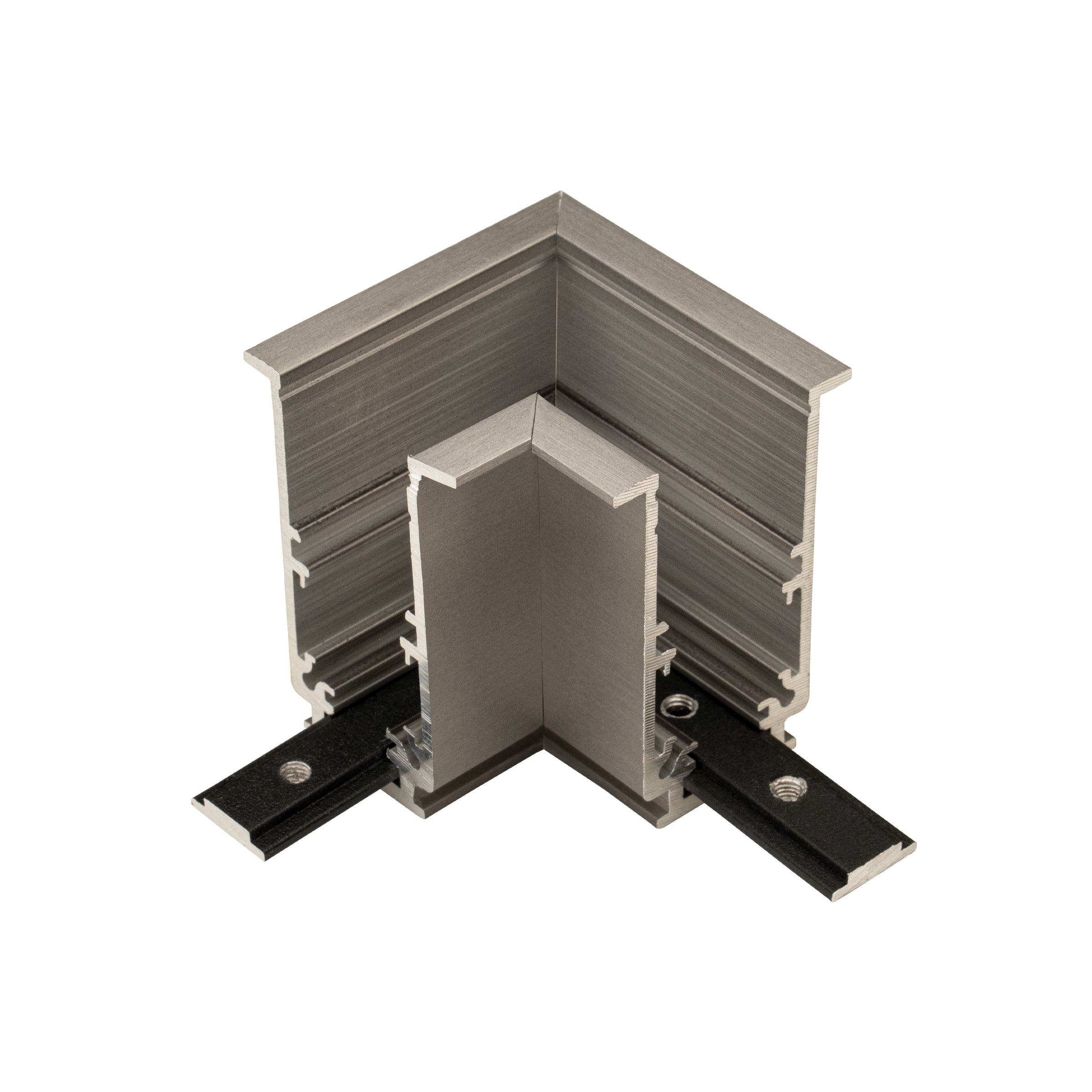Light Fixture RECESSED CORNER HORIZONTAL SILVER BLACK – Zambelis