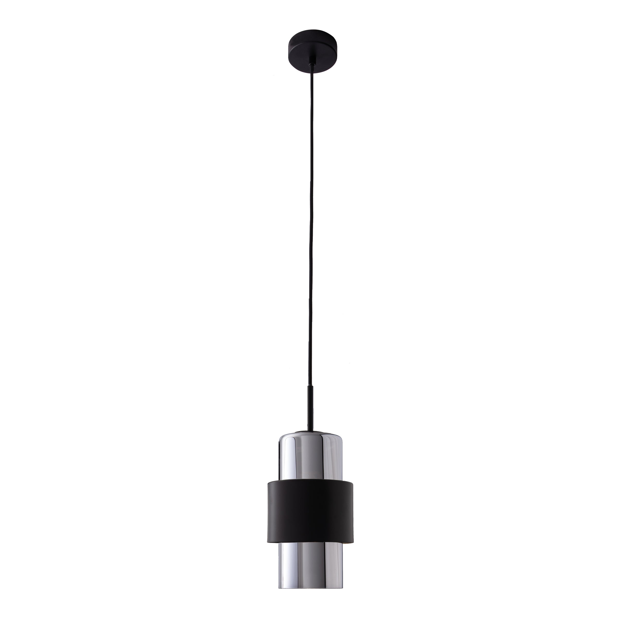 Pendant Light PENDANT LIGHT E27 MAX 40W BLACK MATT CHROME CLASS – Zambelis