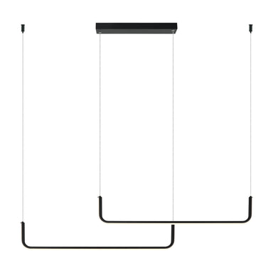 Pendant Light PENDANT LED LIGHT 40W 3000K ALUMINIUM-SILICONE BLACK – Zambelis