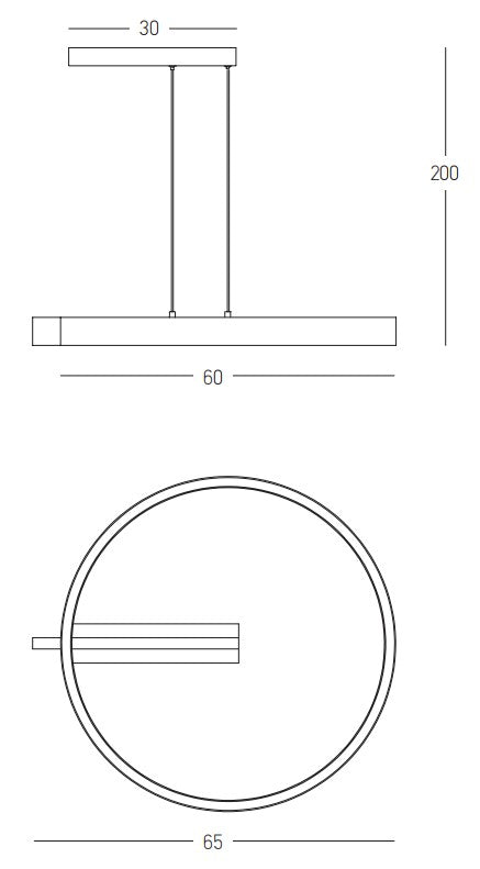 LED Modern Pendant Lamp  Dimmable Triac  ZAMBELIS