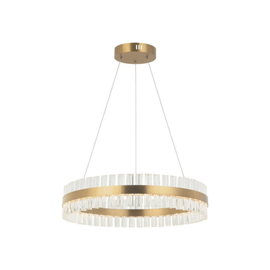 Pendant Light PENDANT LED LIGHT 68W 3000K STEEL GLASS GOLD – Zambelis