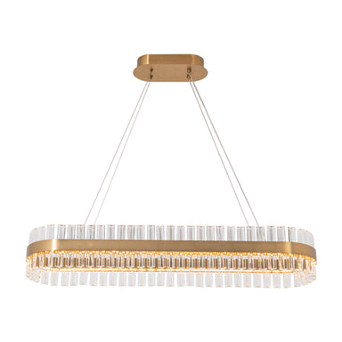 Pendant Light PENDANT LED LIGHT 68W 3000K STEEL GLASS GOLD – Zambelis