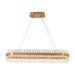 Pendant Light PENDANT LED LIGHT 68W 3000K STEEL GLASS GOLD – Zambelis