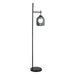 Floor Lamp FLOOR LAMP G9 MAX 5W SMOKED-OPAL GLASS BLACK MARBLE – Zambelis