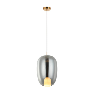 Pendant Light PENDANT LIGHT G9 MAX 7W SMOKED GLASS GOLD – Zambelis