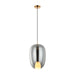 Pendant Light PENDANT LIGHT G9 MAX 7W SMOKED GLASS GOLD – Zambelis