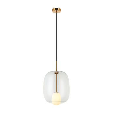 Pendant Light PENDANT LIGHT G9 MAX 7W CLEAR GLASS GOLD – Zambelis