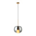 Pendant Light PENDANT LIGHT G9 MAX 7W SMOKED GLASS GOLD – Zambelis