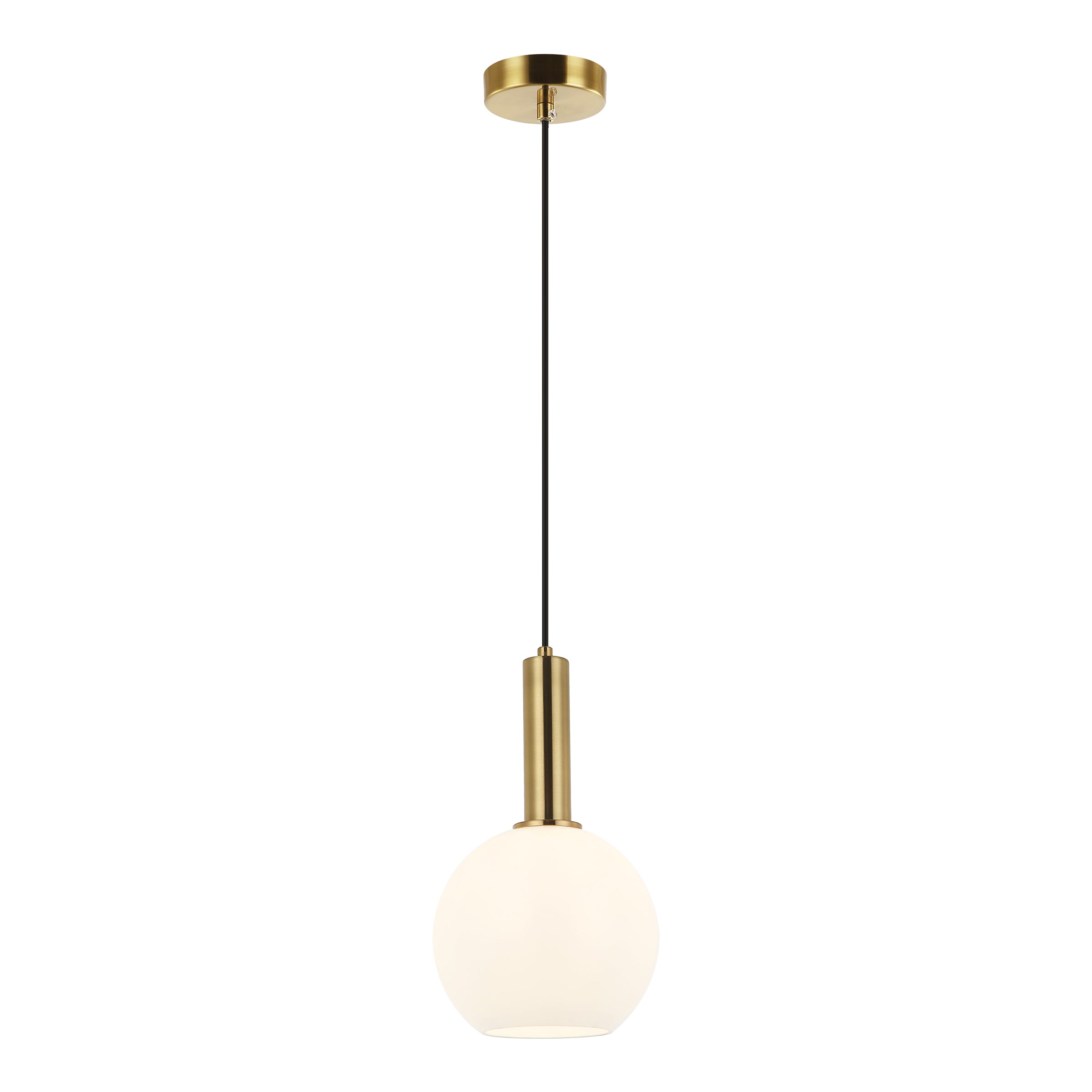 Pendant Light PENDANT LAMP E27 MAX 40W OPAL GLASS GOLD – Zambelis