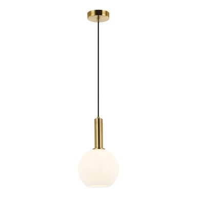 Pendant Light PENDANT LAMP E27 MAX 40W OPAL GLASS GOLD – Zambelis