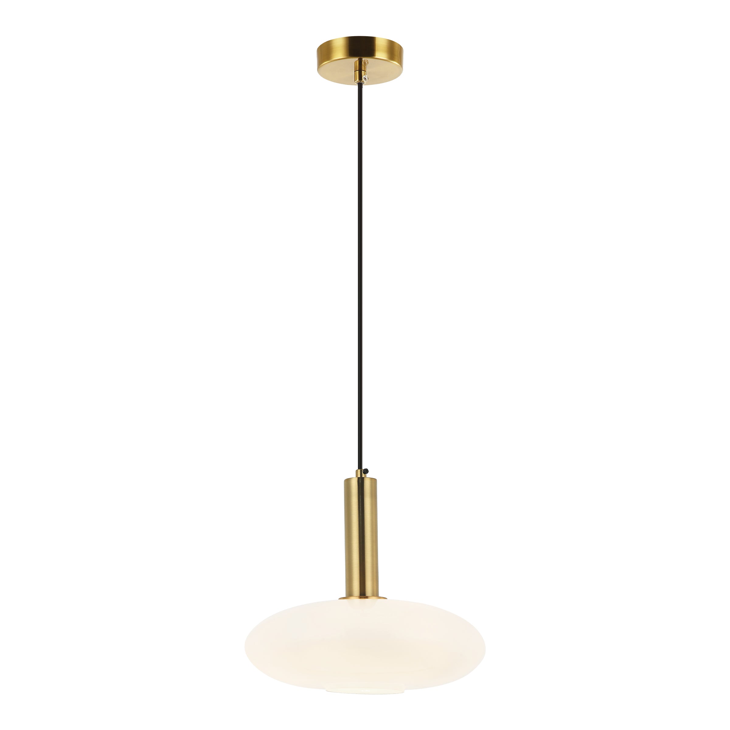 Pendant Light PENDANT LAMP E27 MAX 40W OPAL GLASS GOLD – Zambelis