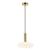 Pendant Light PENDANT LAMP E27 MAX 40W OPAL GLASS GOLD – Zambelis