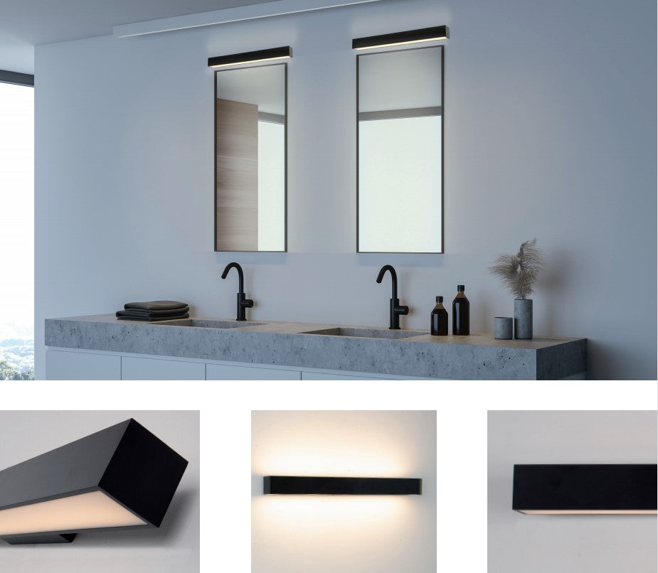 LED Modern Bathroom Wall Lamp Up/Down IP44 ZAMBELIS