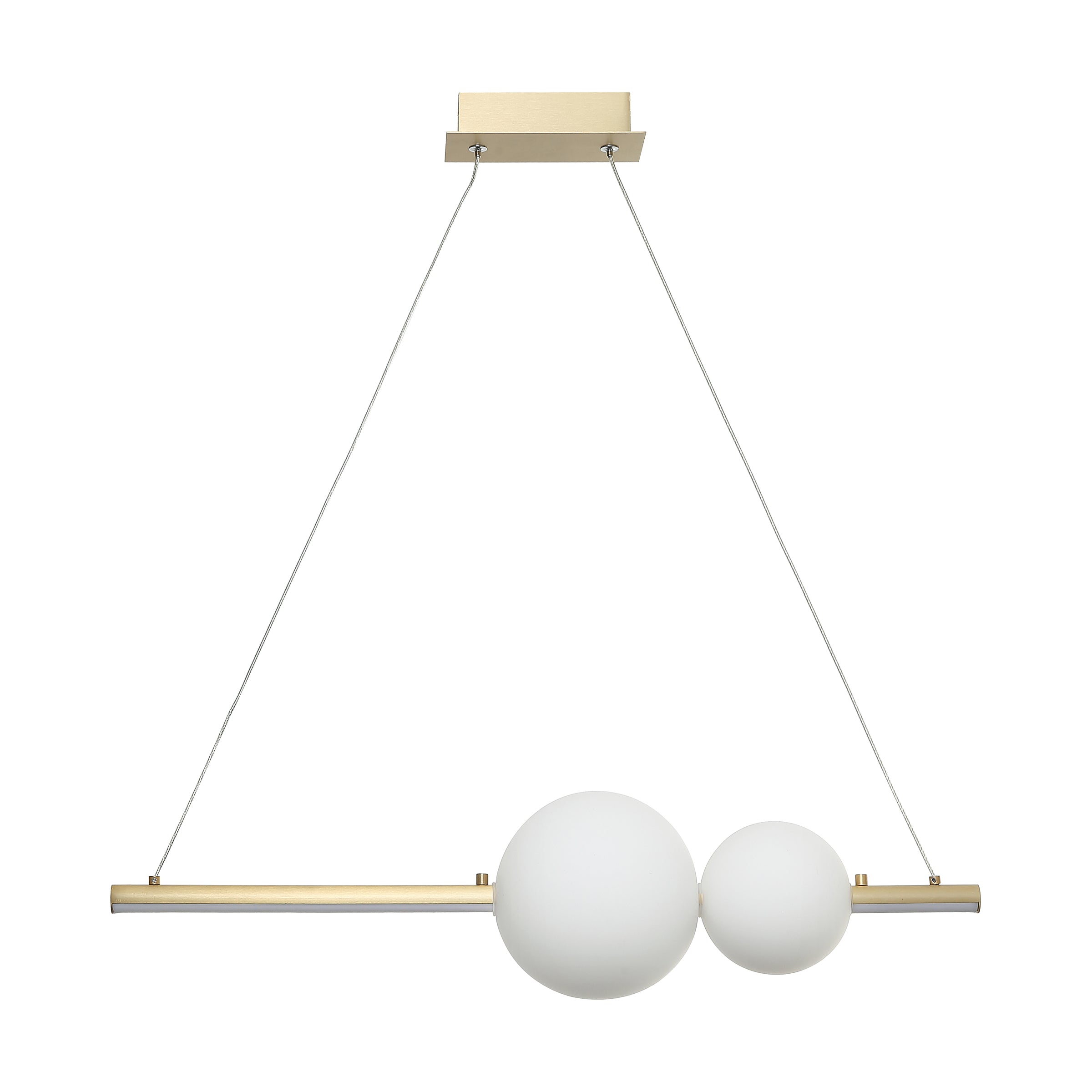 Pendant Light PENDANT LED LIGHT 13W 3000K ALUMINUM-OPAL GLASS – Zambelis