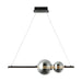 Pendant Light PENDANT LED LIGHT 13W 3000K ALUMINUM- SMOKE GLASS – Zambelis