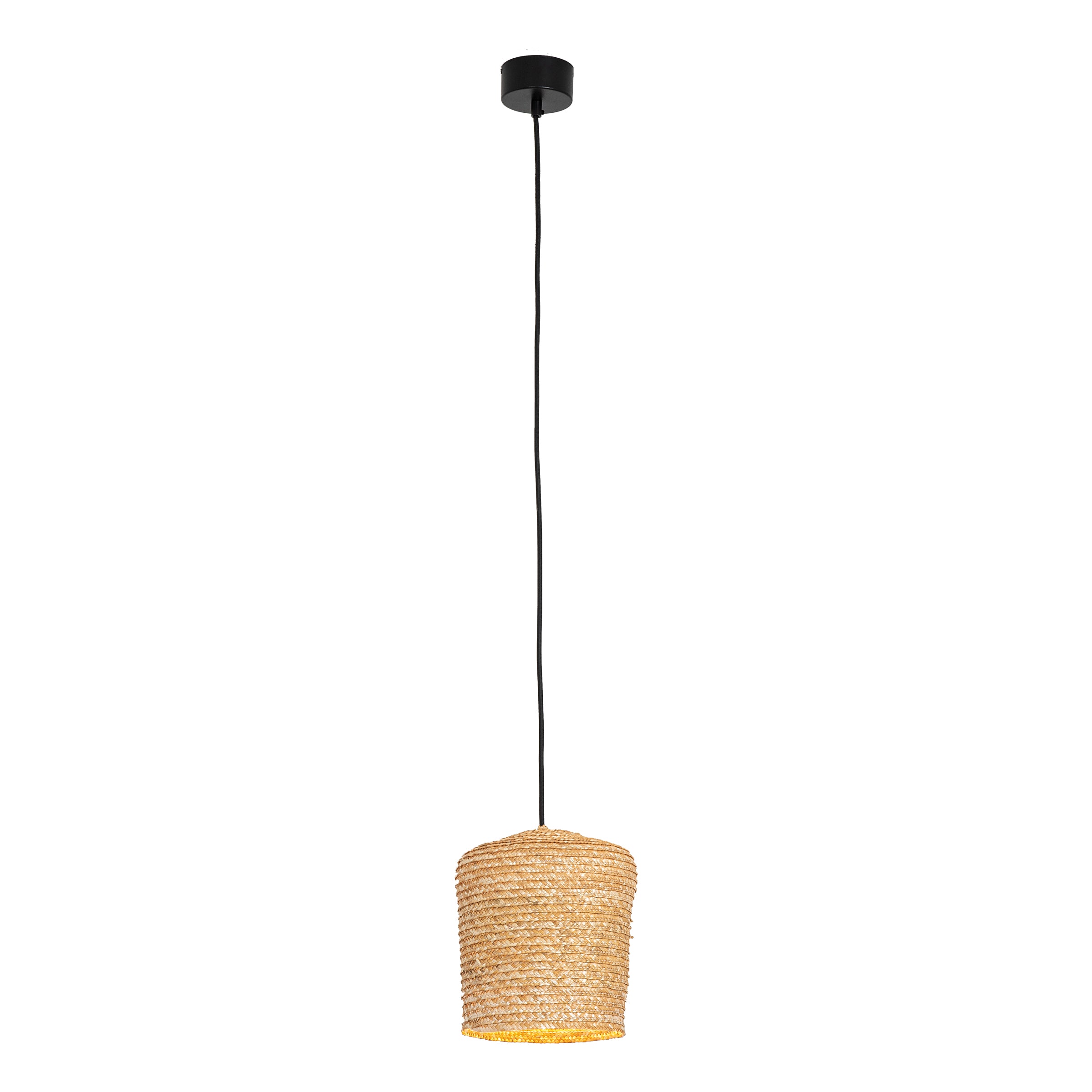 Pendant Light PENDANT LAMP E27 MAX 20W NATURAL BRAIDED WHEAT – Zambelis