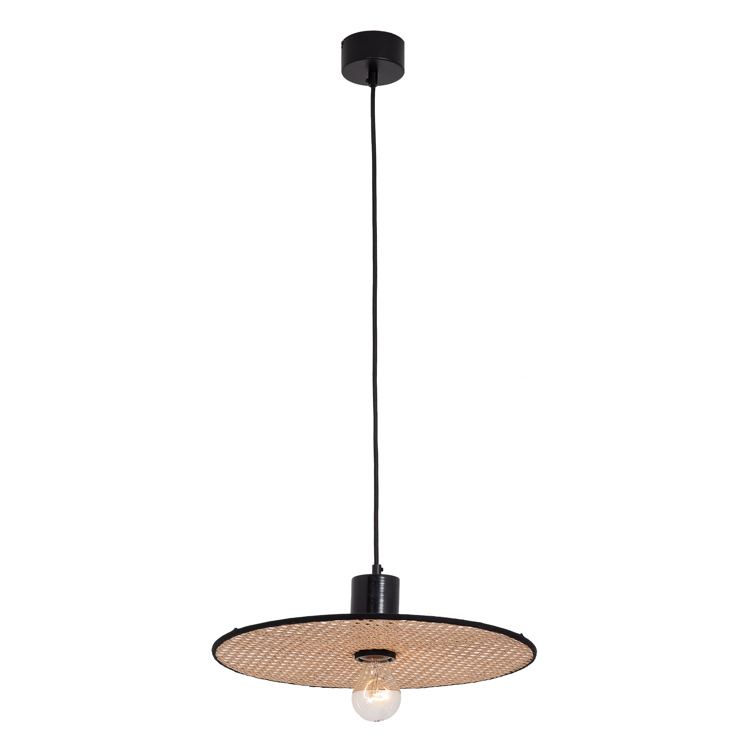 Light Fixture PENDAN LAMP E27 MAX 20W BUSH-BLACK – Zambelis