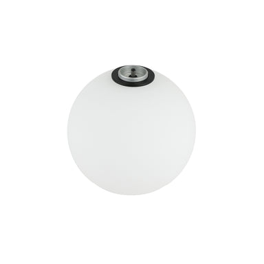 Light Fixture TERMINAL OPAL GLASS D:160MM 5W BLACK – Zambelis