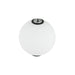Light Fixture INTERMIDDIATE OPAL GLASS D:160MM 5W BLACK – Zambelis